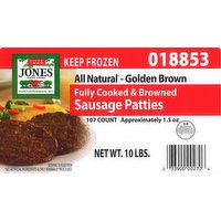 Jones Sausage Patty - 160 Ounce